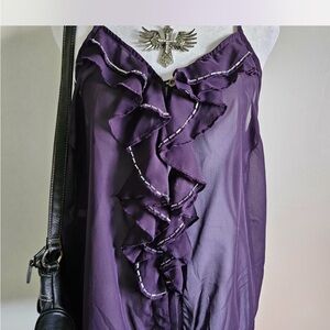 Charlotte Russe Deep Purple Blouse